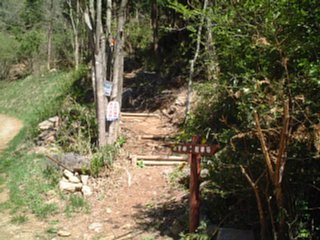 山頂への最短コース